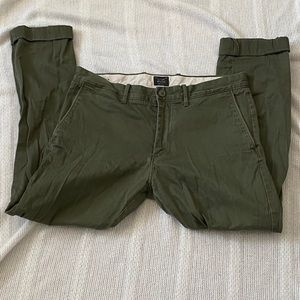 J.Crew stretch Green pants